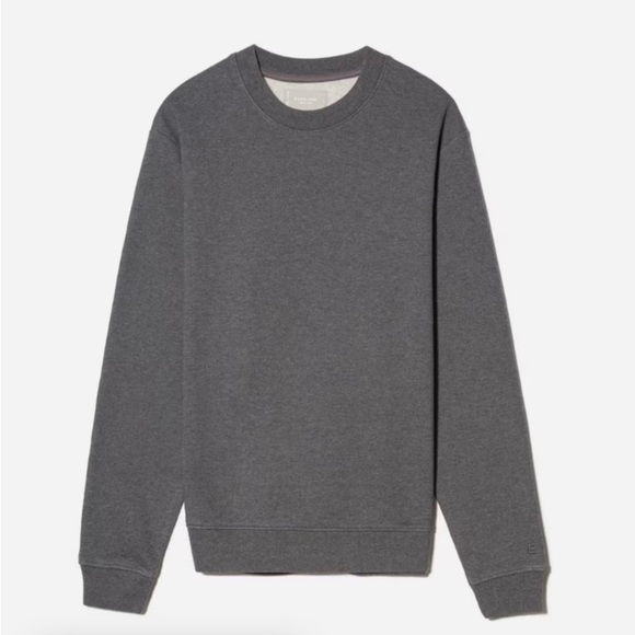 Everlane Other - EVERLANE The Track Crewneck Sweatshirt Dark Heather Gray NWT